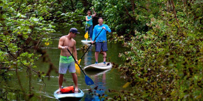 Stand up paddle boarding in Oahu