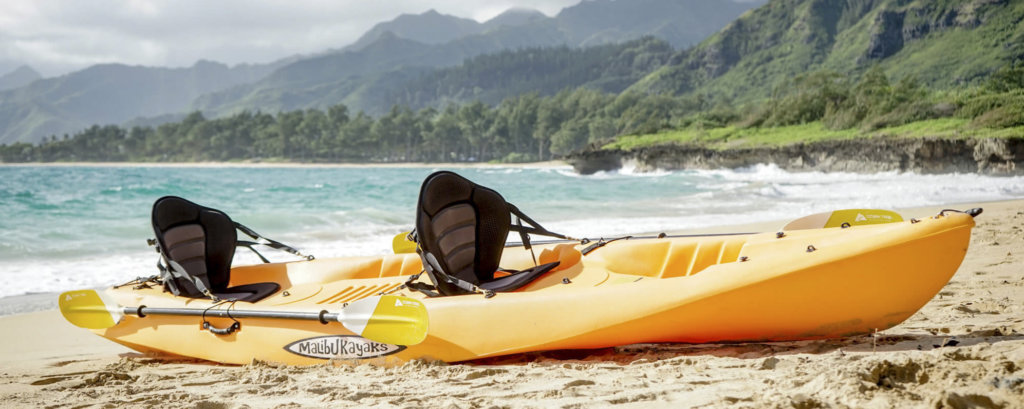 Tandem Kayak Rentals on Oahu, Free Delivery