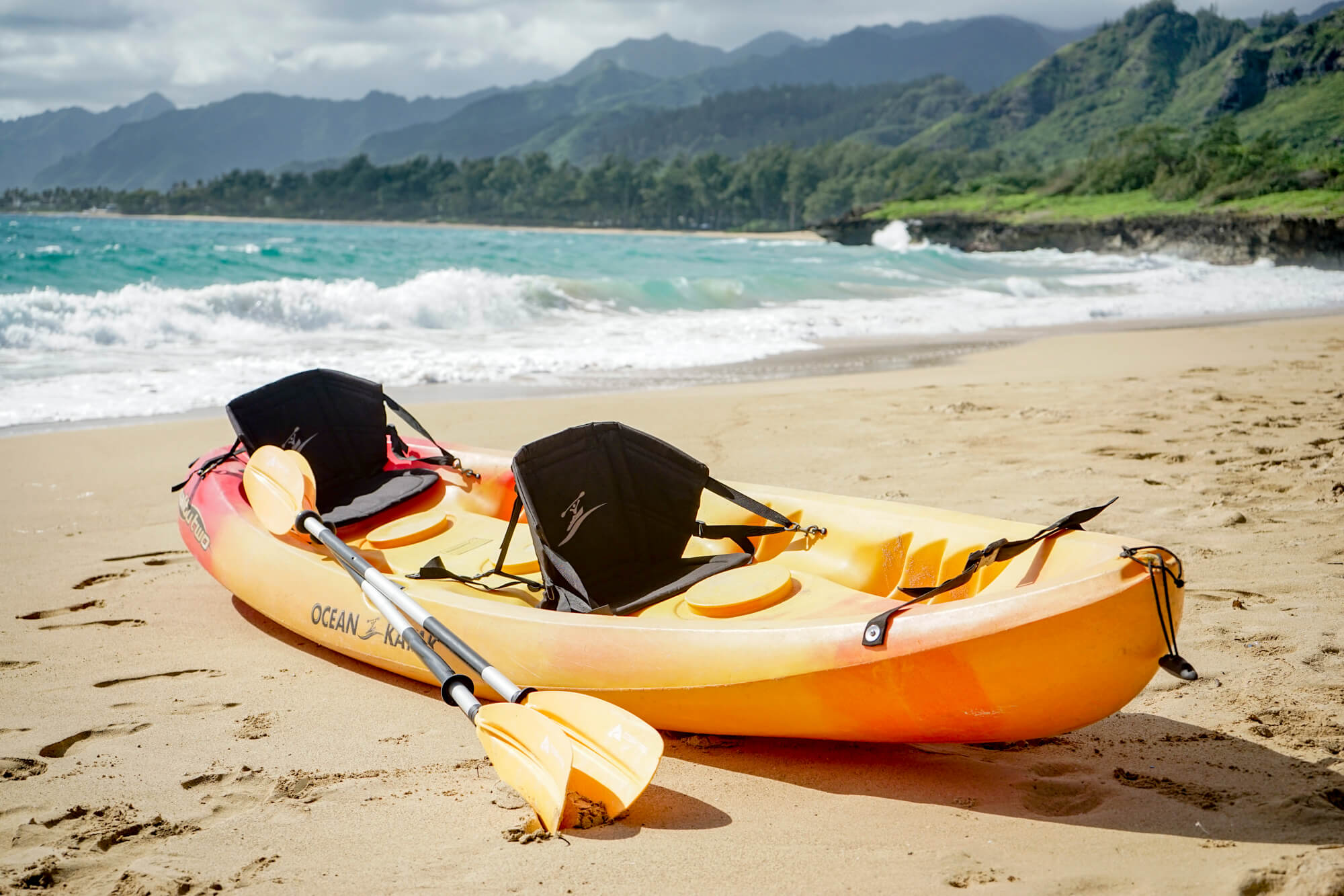 Oahu Kayak Rental Package on North Oahu Near Laie, Hawaii