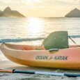 Kayak rental on the beach in lanikai