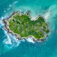 平島（ポポイア島）上面図